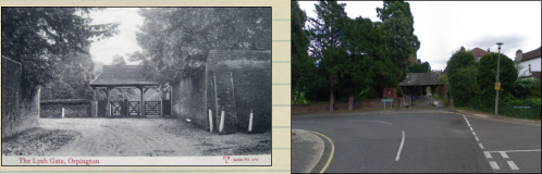 1900c - Orpington - All Saints Lych Gate - Barkhart Wall