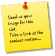 Send us your image for this slot.. Take a look at the contact section....